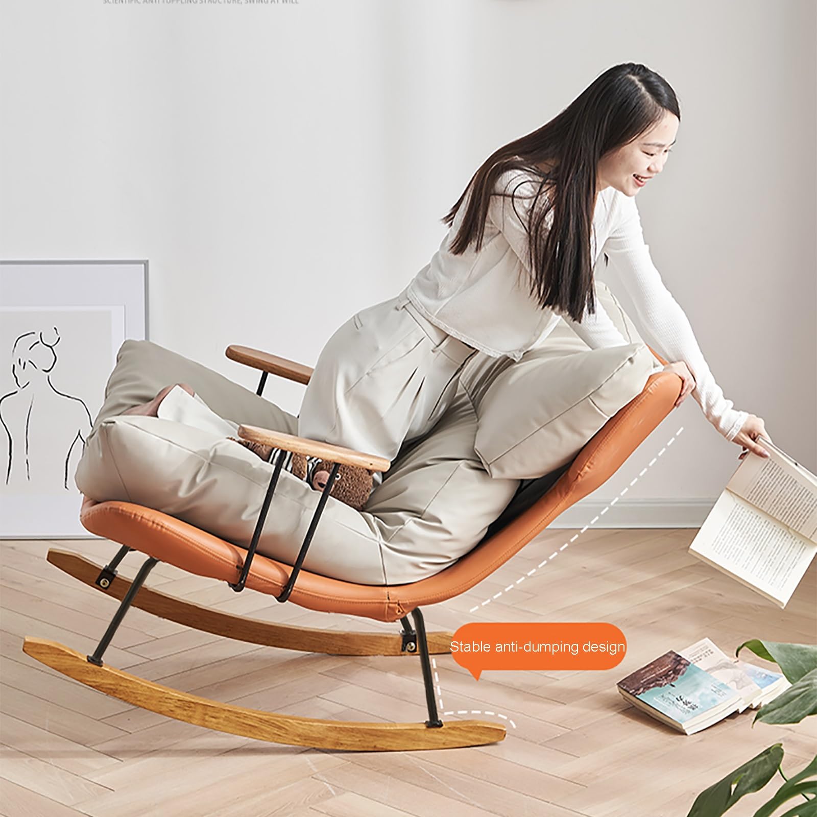 ロッキングチェア 送料込み】ロッキングチェア｜美品✨定価42,000円→22,000円